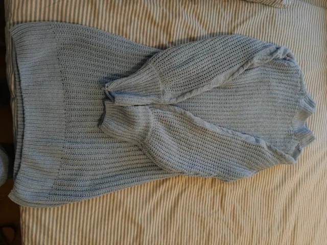 Vestido de invierno azul