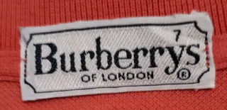 Polo Burberry's Naranja Talla Xxl