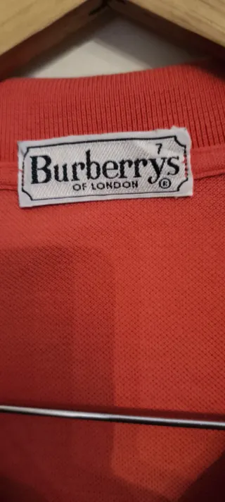 Polo Burberry's Naranja Talla Xxl