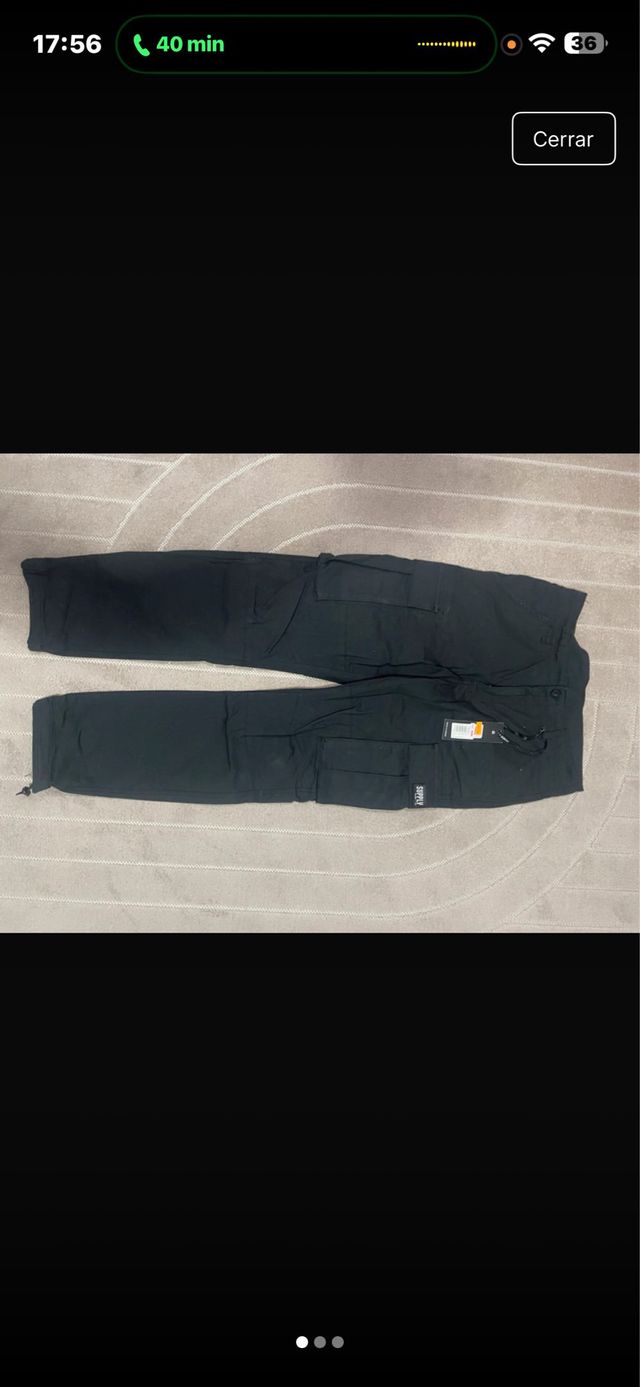 Pantalón cargo Supply & Demand negro