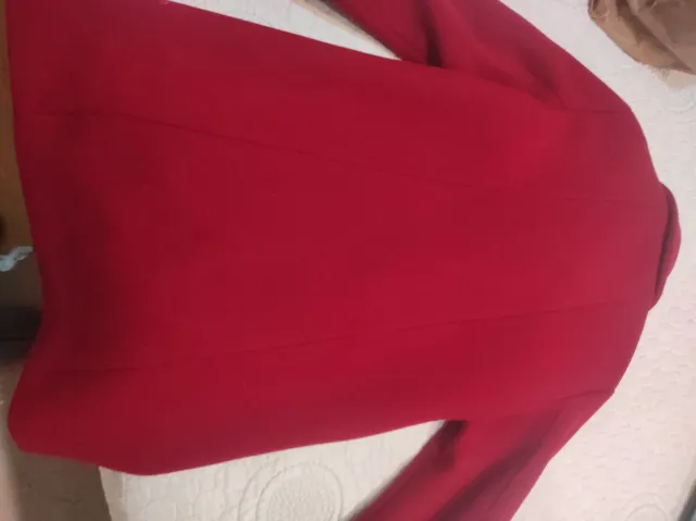 Abrigo Mango Rojo Talla M.