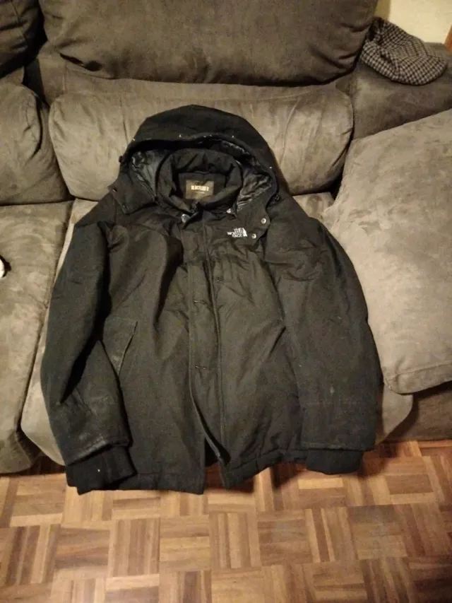 Parka Negra Hombre
