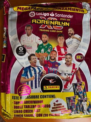 6 blisters cromos fútbol LaLiga 2021-22 + Album