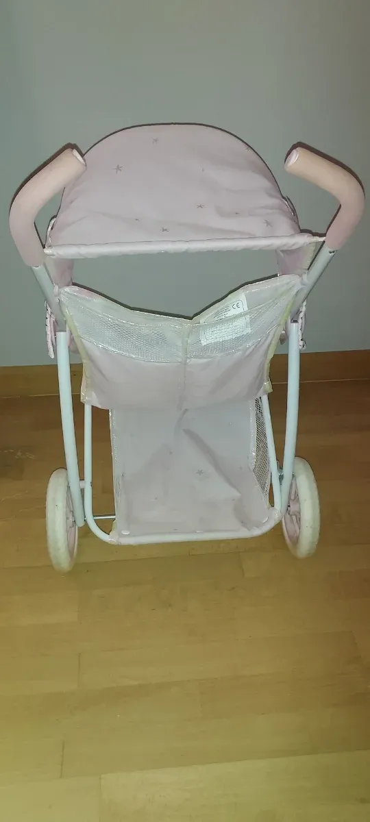 Carro gemelar De Cuevas rosa. Muy nuevo.