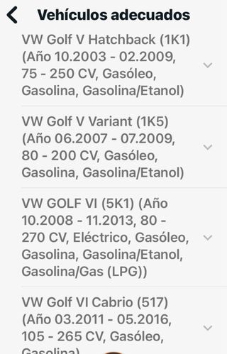 Copela amortiguador para vehículos Seat-Audi-Vw-Sk