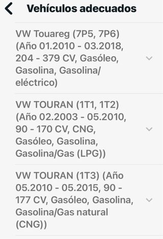 Copela amortiguador para vehículos Seat-Audi-Vw-Sk