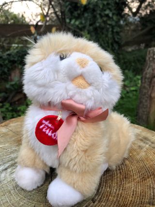 Tre peluche: Winnie the Pooh, cane e gatto