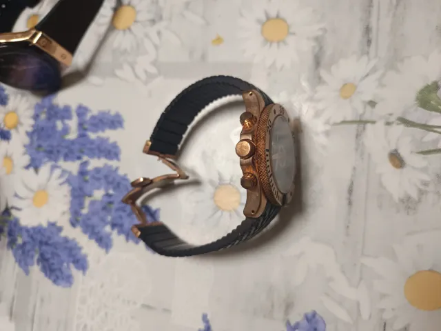 Reloj dogma Cronógrafo Dorado Negro