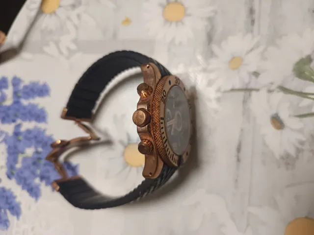 Reloj dogma Cronógrafo Dorado Negro