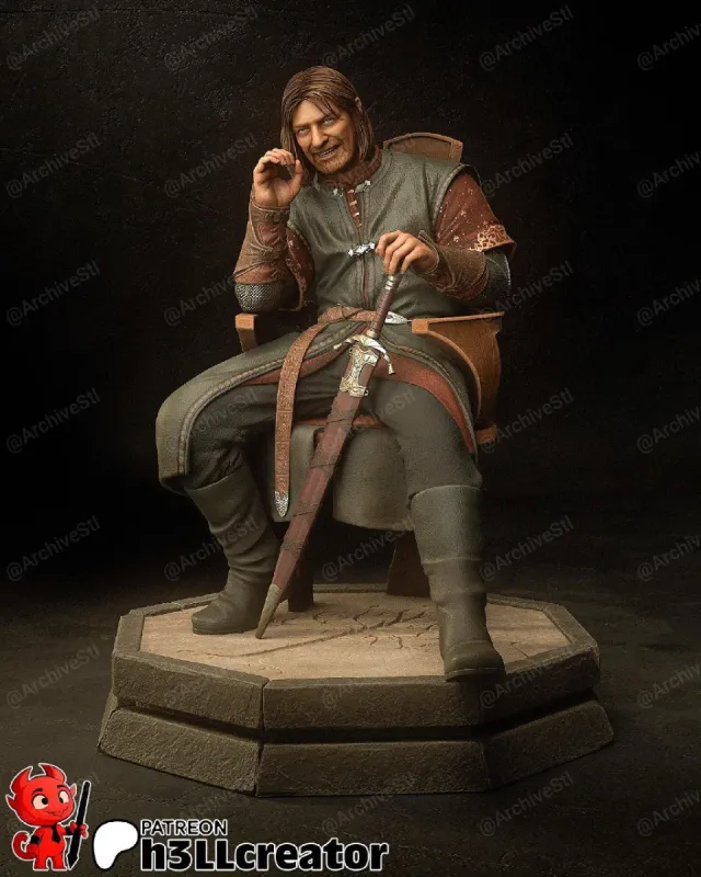 Figura Boromir Resina 30 cm