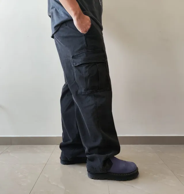 Pantaloncini cargo Uniqlo neri