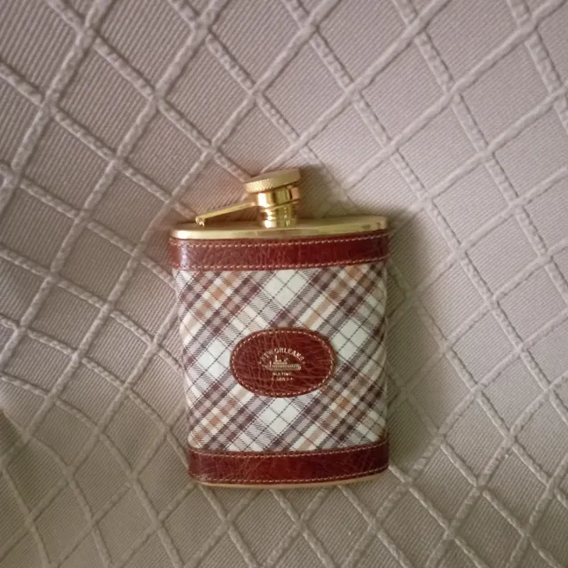 Petaca de cuero New Orleans