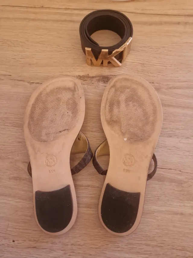 Sandalias Michael Kors Marrón. Regalo cinturon