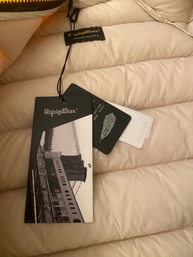 Piumino RefrigiWear Giallo Taglia S Nuovo