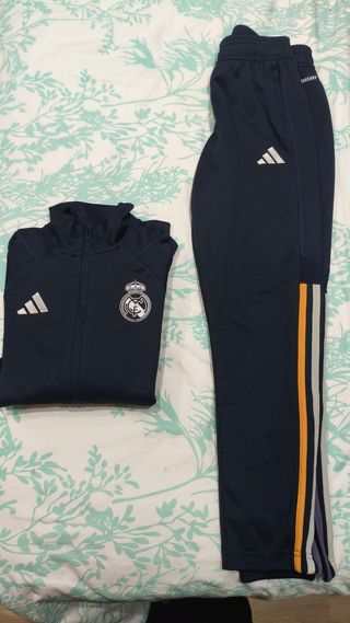 Chándal Adidas Real Madrid Azul Talla 9-10
