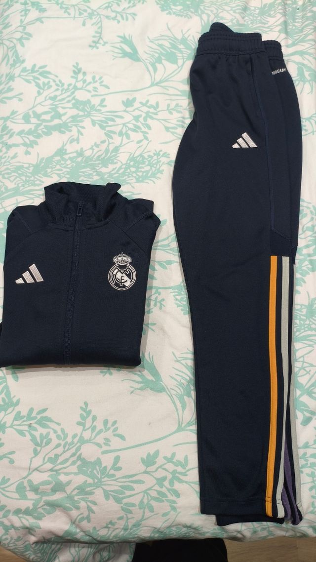 Chándal Adidas Real Madrid Azul Talla 9-10