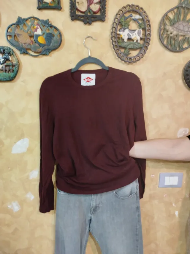 Maglioncino Lee Cooper Bordeaux Uomo M