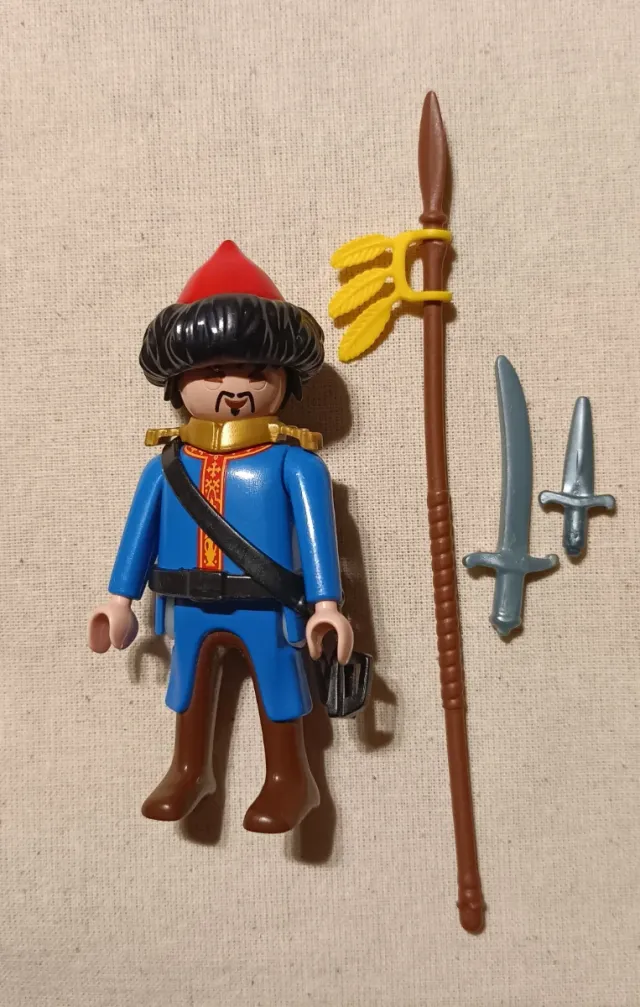 Playmobil 4683 Soldado con Lanza y Espadas