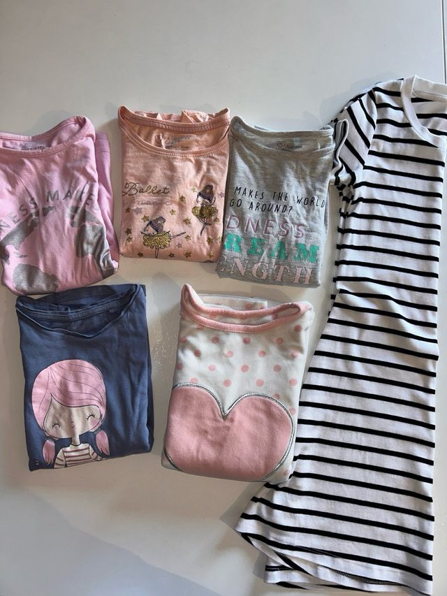 Lote pijamas 1 vestido 1 chandal niña 7-8 años