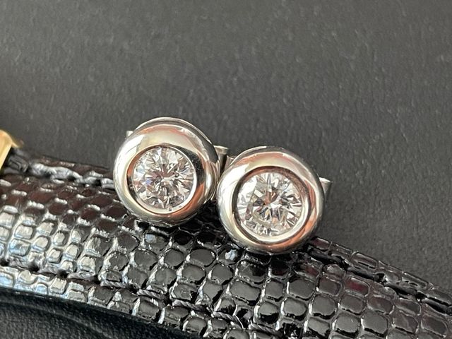Pendientes de diamantes
