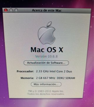 Apple Mac Mini A1176 ampliado