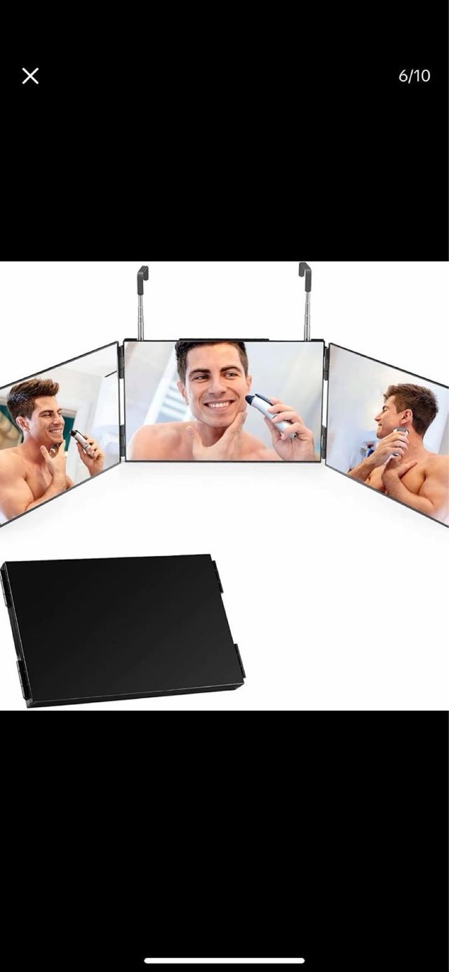 Espejo 360 para corte de pelo ajustable