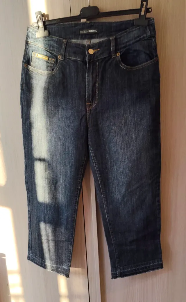 Jeans Fiorella Rubino blu donna