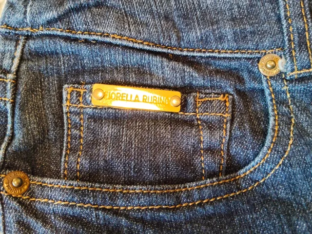 Jeans Fiorella Rubino blu donna