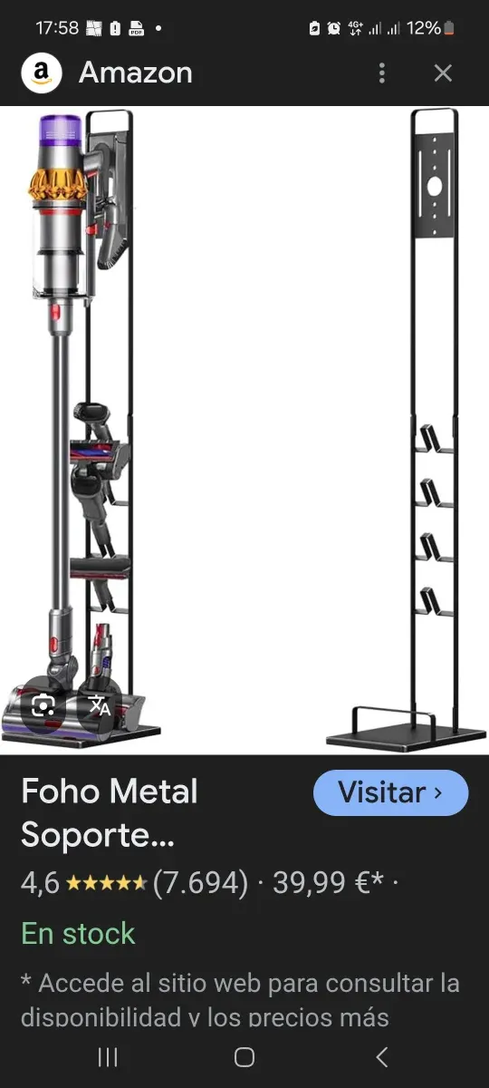 Dyson organizar en el hogar ,vertical