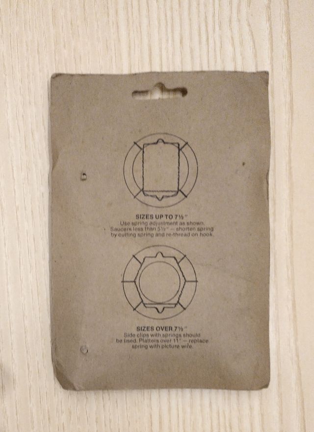 Plate Holder Porta Piatti in Ottone - Set 4 Pezzi