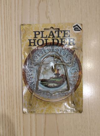 Plate Holder Porta Piatti in Ottone - Set 4 Pezzi