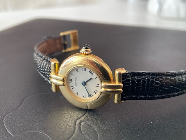 Reloj Cartier Dorado y Negro