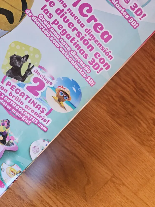 Juego Crea Tus Pegatinas 3D Bizak