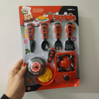 Set Cucina Giocattolo Stoviglie per Bambini
