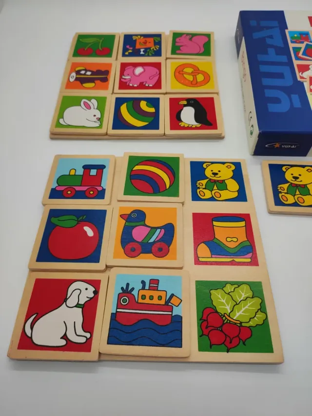 Juego Bingo Memory Madera Infantil