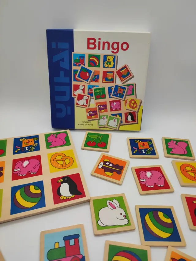 Juego Bingo Memory Madera Infantil