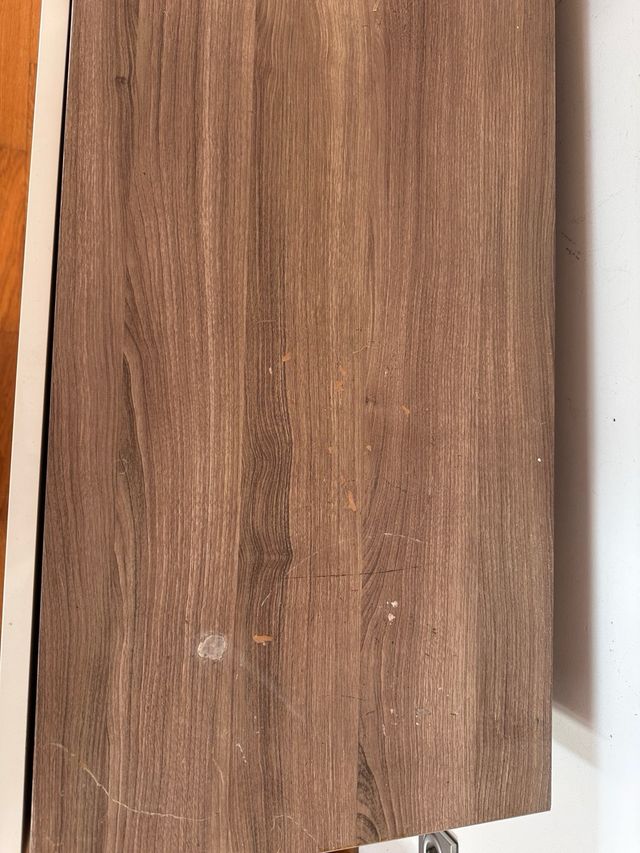 Mueble salón blanco y madera