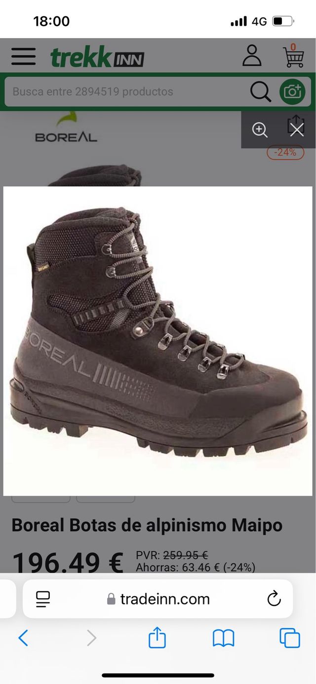 Botas Boreal Montaña Talla 43 Nuevas