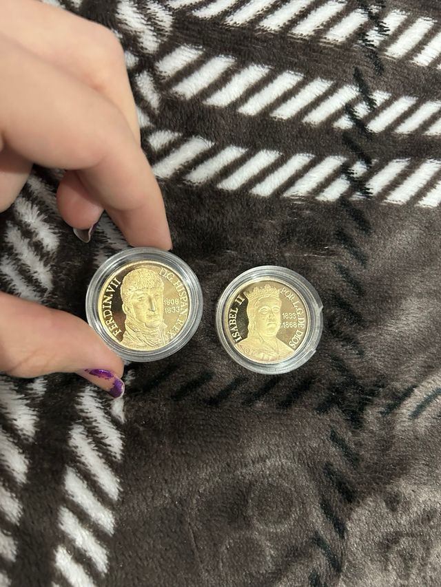 Monedas de Oro y Plata de España