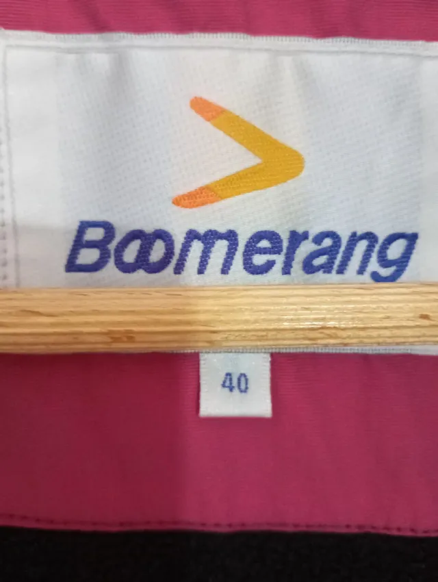 Chaqueta Boomerang rosa para esquí