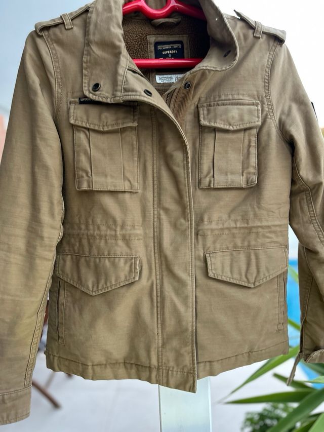 Chaqueta Superdry Talla M Beige