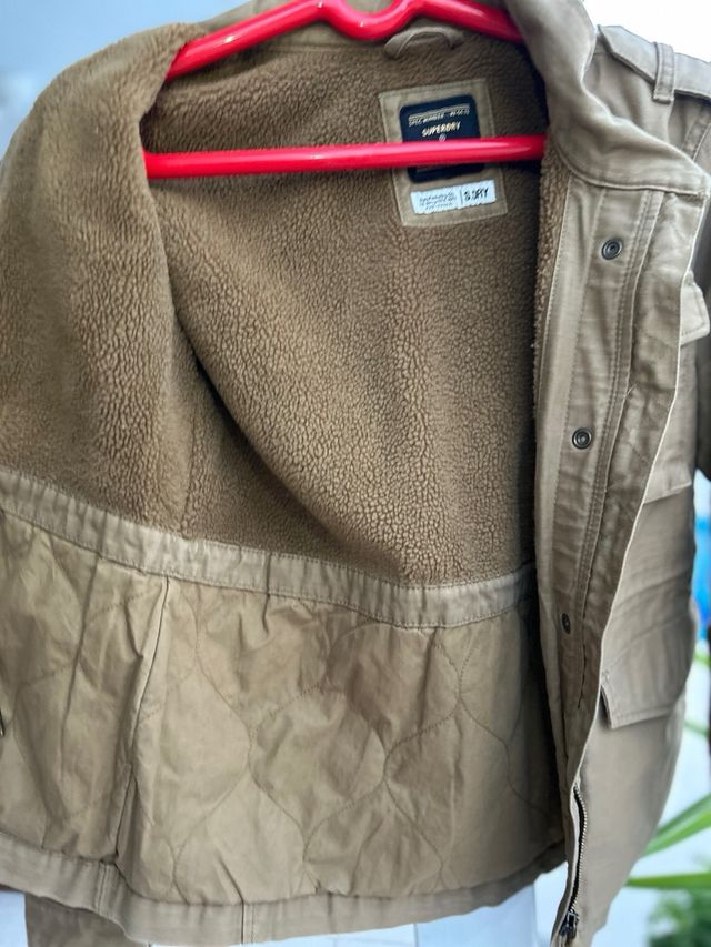 Chaqueta Superdry Talla M Beige