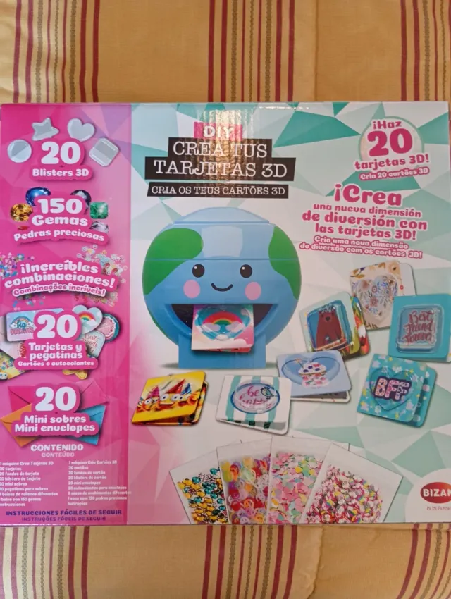 Juego Crea Tus Tarjetas 3D
