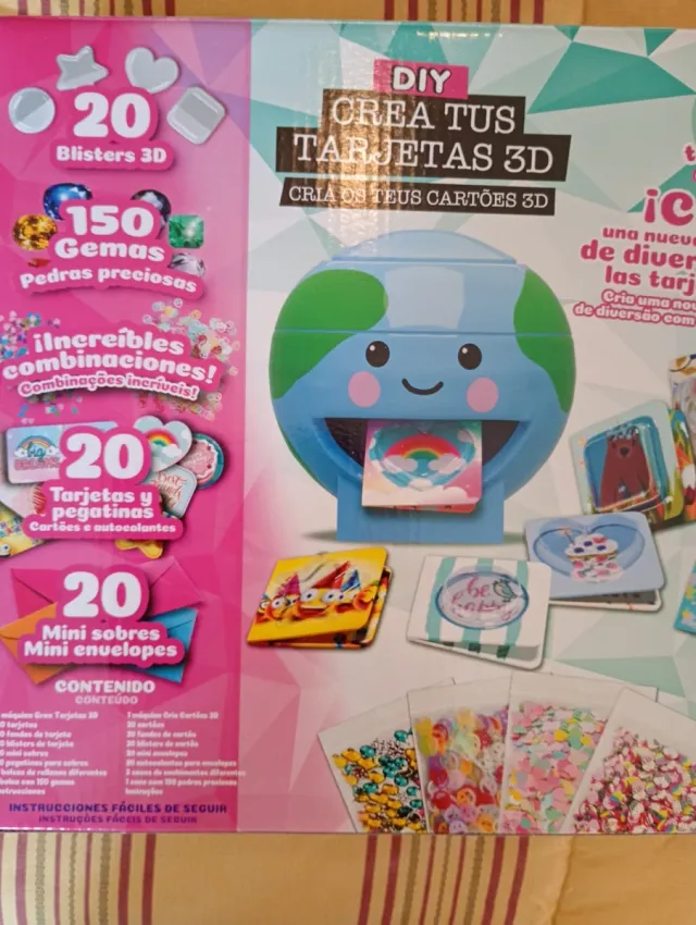 Juego Crea Tus Tarjetas 3D