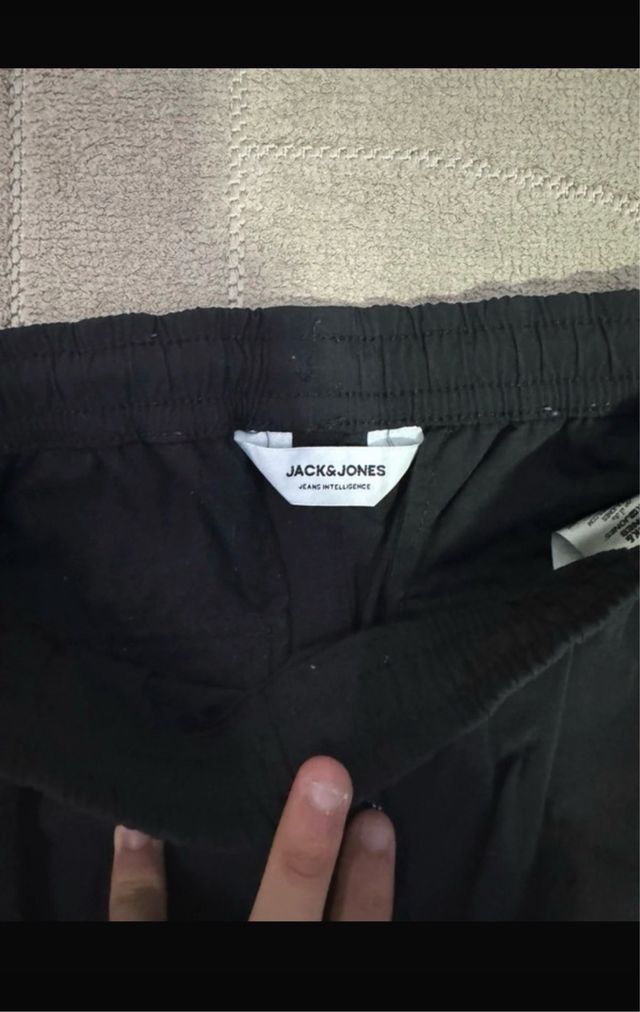 Pantalón cargo Jack & Jones negro