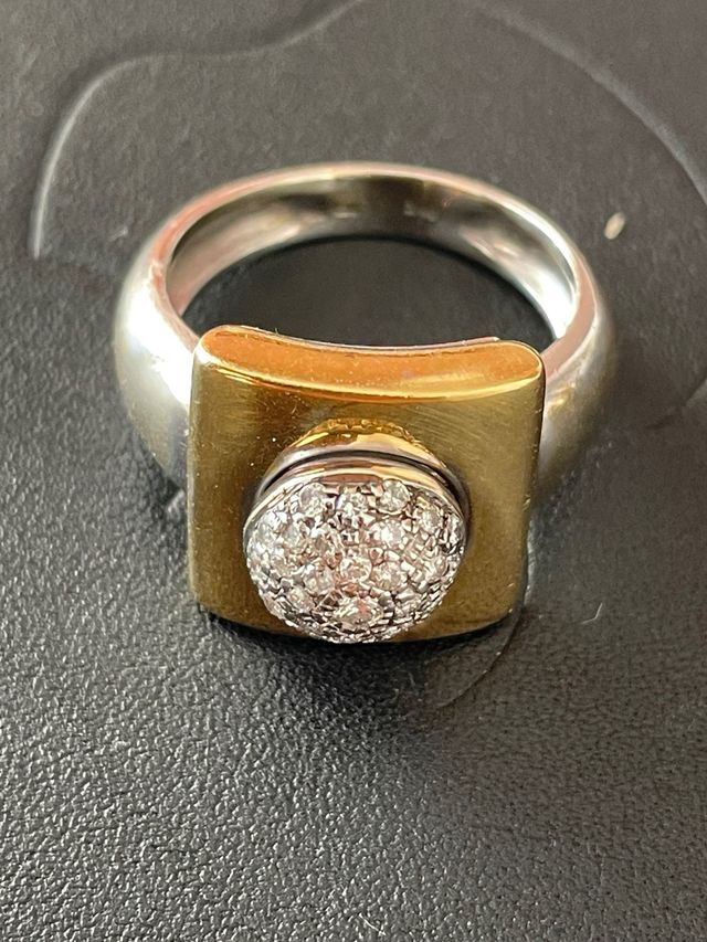 Anillo Oro con Diamantes