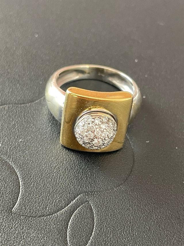 Anillo Oro con Diamantes