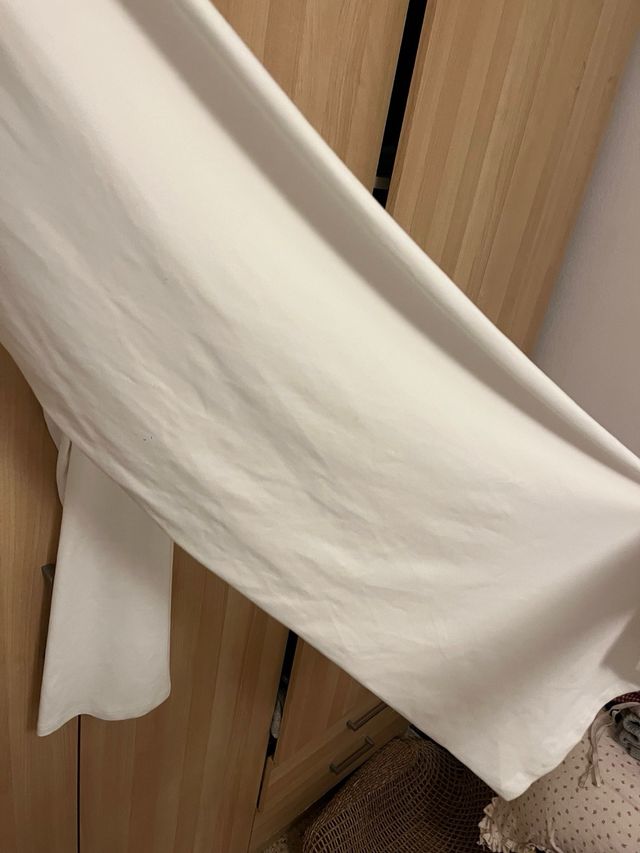 Pantaloni larghi bianchi per ballo