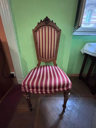 Mobile sala da pranzo in legno di noce e radica