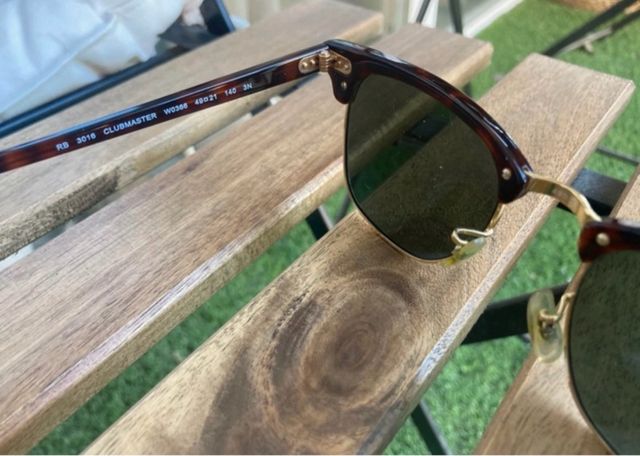 Gafas Ray-Ban Clubmaster Marrón y Dorado